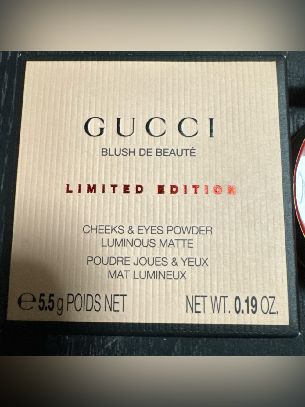 Gucci Blush de Beauté Limited Edition - Beige with Red Accents